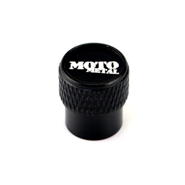 Moto Metal Black Laser Engraved Tire Valve Stem Caps - Total 5 Caps - Image 2