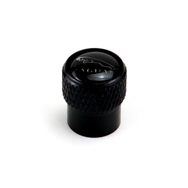 Jaguar Black Tire Valve Caps - Extra Spare Cap Total 5 Caps - Image 2