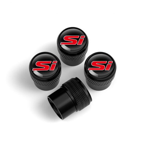 Honda SI Tire Valve Caps - Extra Spare Cap Total 5 Caps